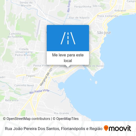 Rua João Pereira Dos Santos mapa