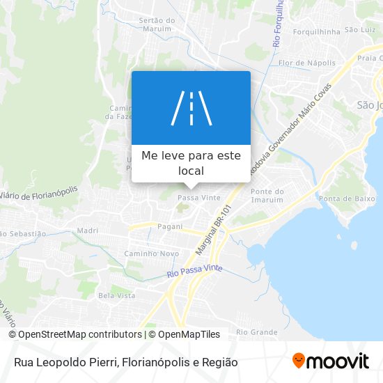 Rua Leopoldo Pierri mapa