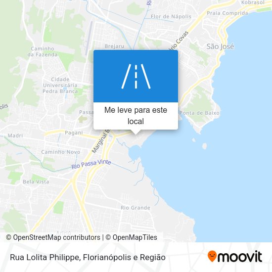 Rua Lolita Philippe mapa