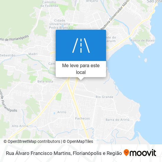 Rua Álvaro Francisco Martins mapa