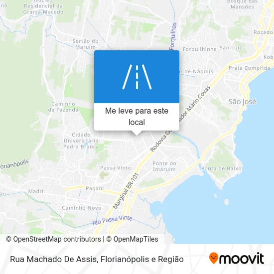 Rua Machado De Assis mapa