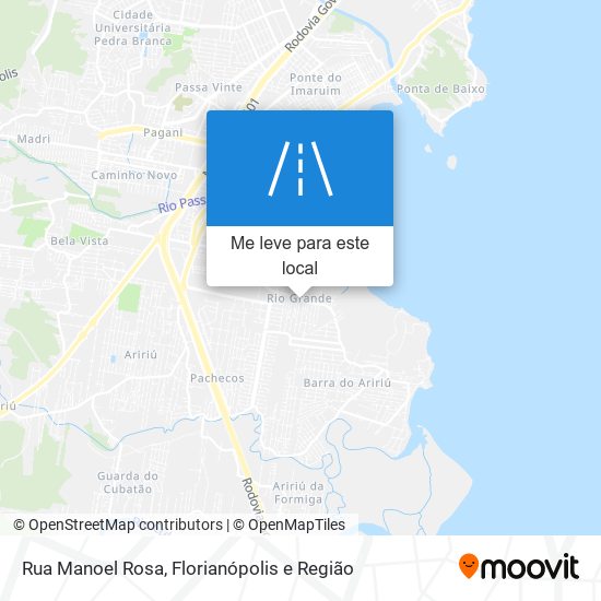 Rua Manoel Rosa mapa