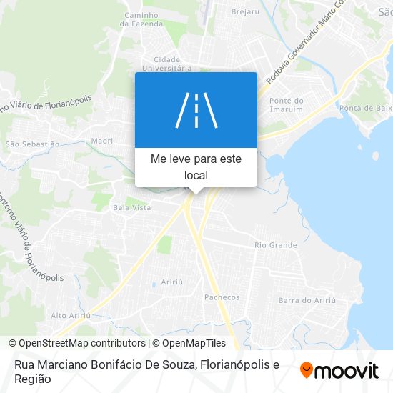 Rua Marciano Bonifácio De Souza mapa