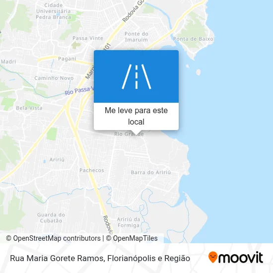 Rua Maria Gorete Ramos mapa