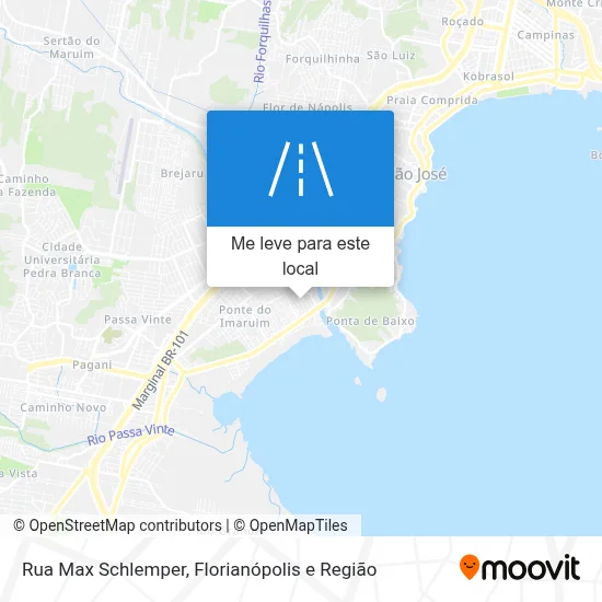 Rua Max Schlemper mapa