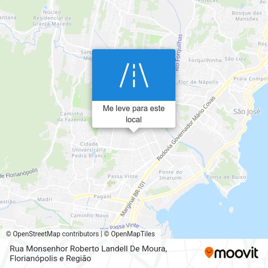 Rua Monsenhor Roberto Landell De Moura mapa