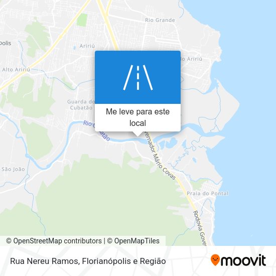 Rua Nereu Ramos mapa