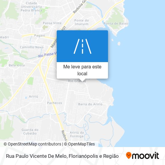 Rua Paulo Vicente De Melo mapa