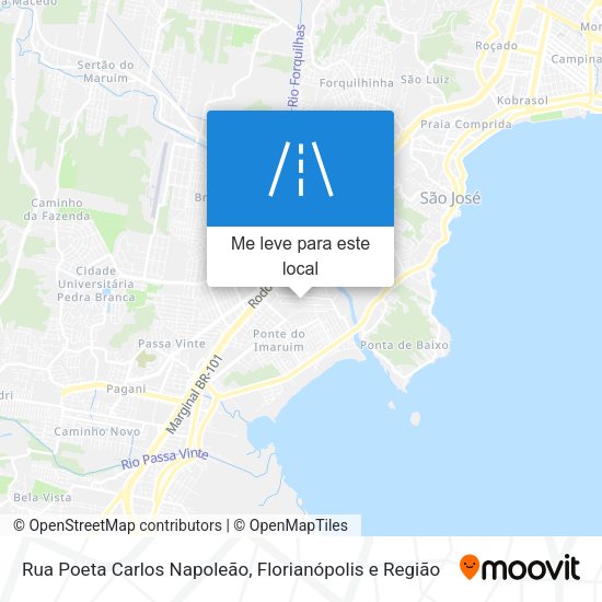 Rua Poeta Carlos Napoleão mapa