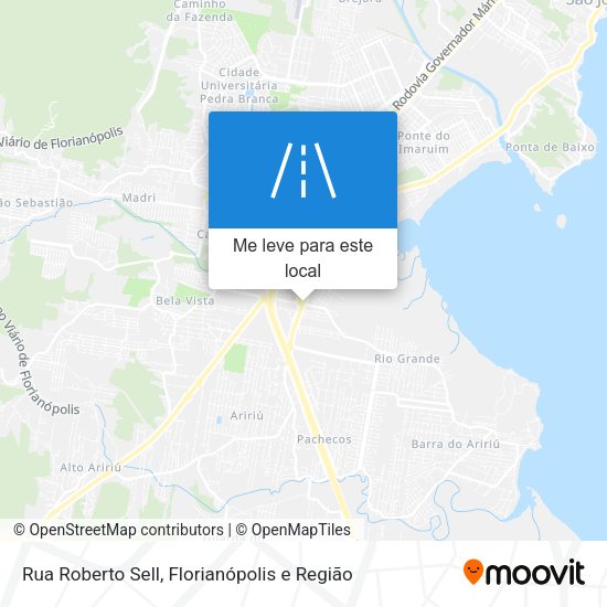 Rua Roberto Sell mapa