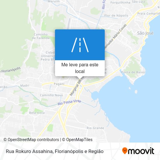 Rua Rokuro Assahina mapa