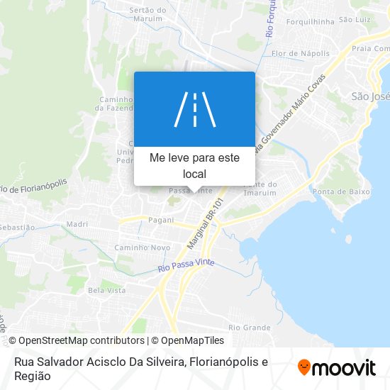 Rua Salvador Acisclo Da Silveira mapa