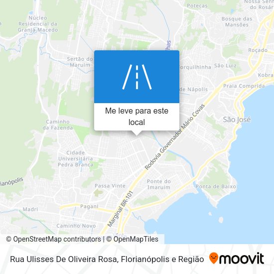 Rua Ulisses De Oliveira Rosa mapa