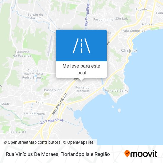 Rua Vinícius De Moraes mapa