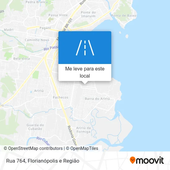 Rua 764 mapa
