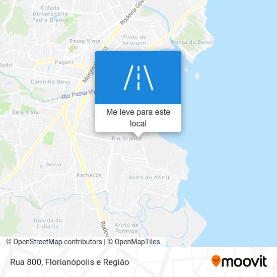 Rua 800 mapa