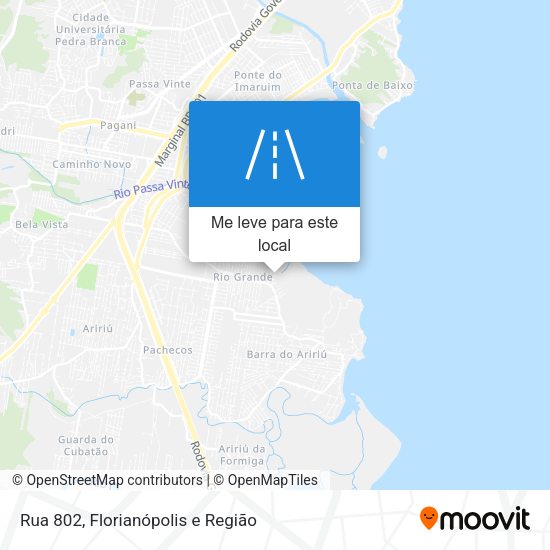Rua 802 mapa