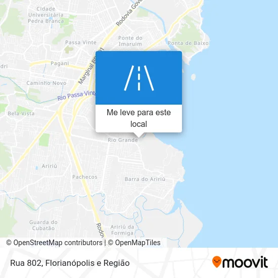 Rua 802 mapa