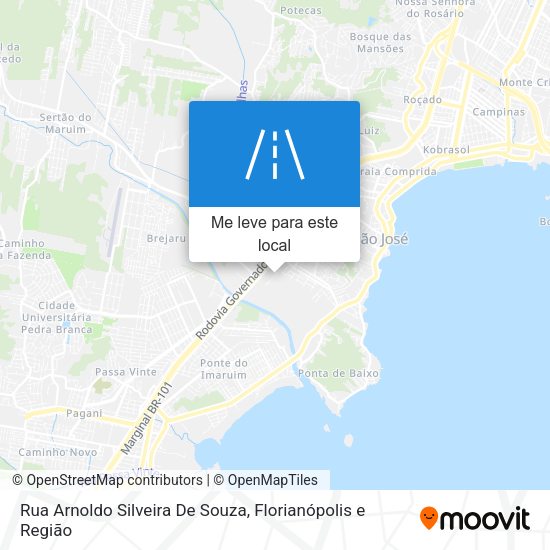 Rua Arnoldo Silveira De Souza mapa