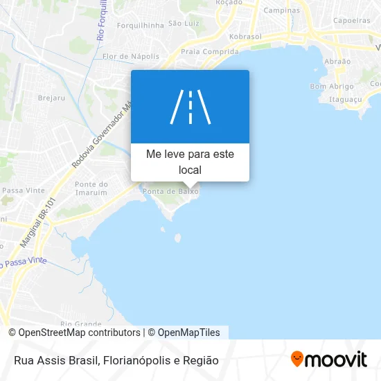 Rua Assis Brasil mapa