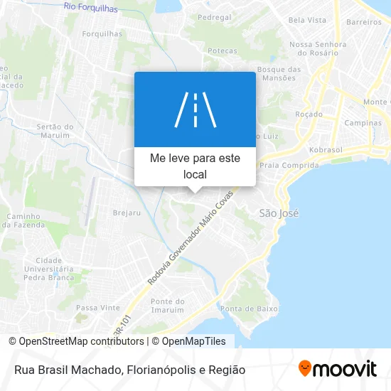 Rua Brasil Machado mapa