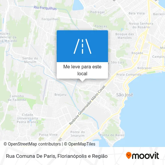 Rua Comuna De Paris mapa