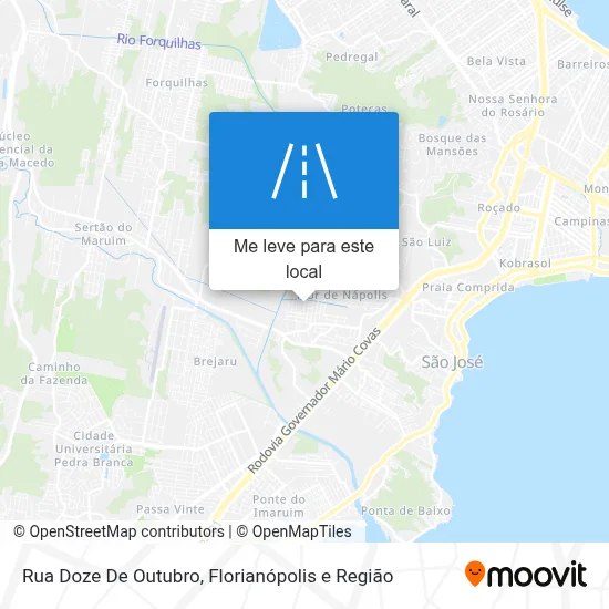 Rua Doze De Outubro mapa