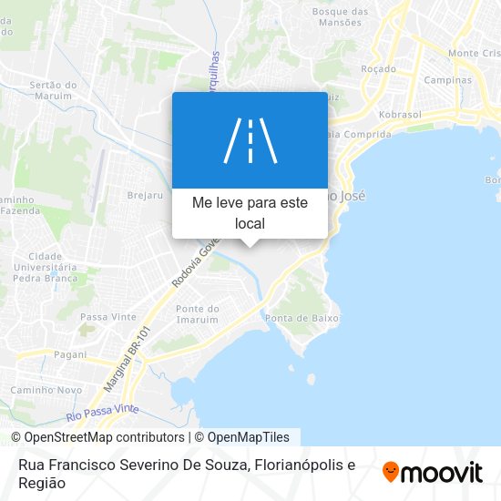 Rua Francisco Severino De Souza mapa