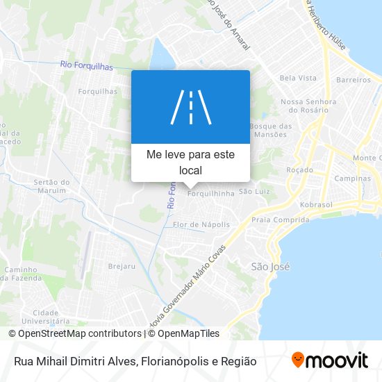 Rua Mihail Dimitri Alves mapa