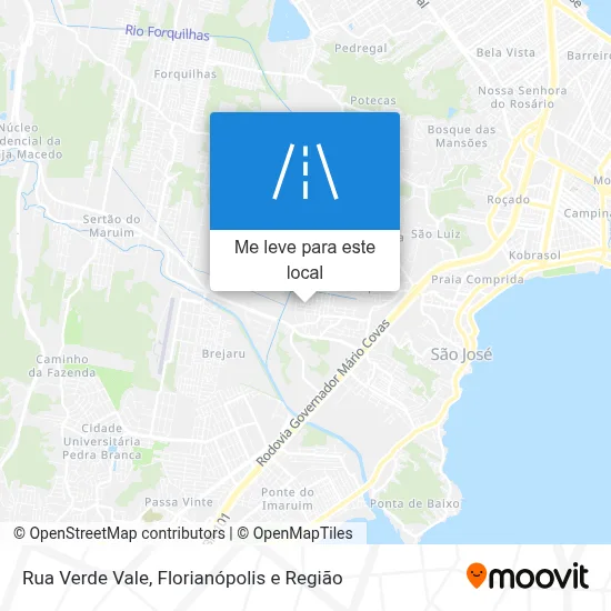 Rua Verde Vale mapa