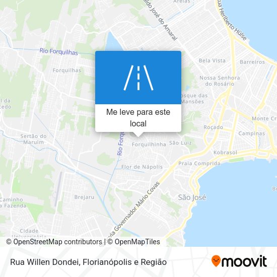 Rua Willen Dondei mapa