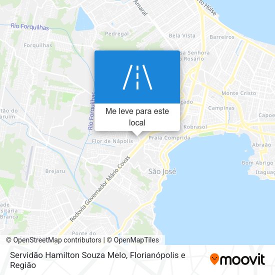 Servidão Hamilton Souza Melo mapa