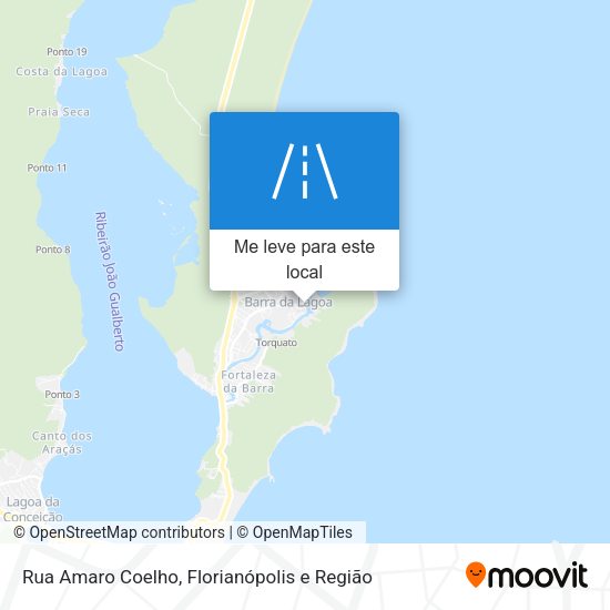 Rua Amaro Coelho mapa