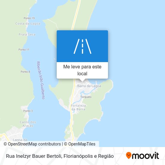 Rua Inelzyr Bauer Bertoli mapa