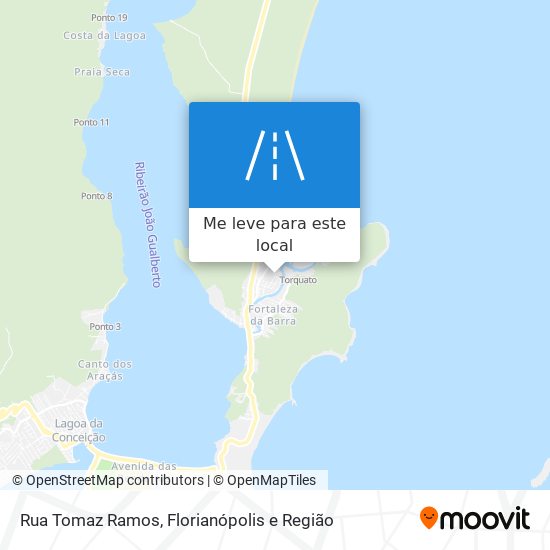 Rua Tomaz Ramos mapa