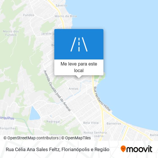 Rua Célia Ana Sales Feltz mapa