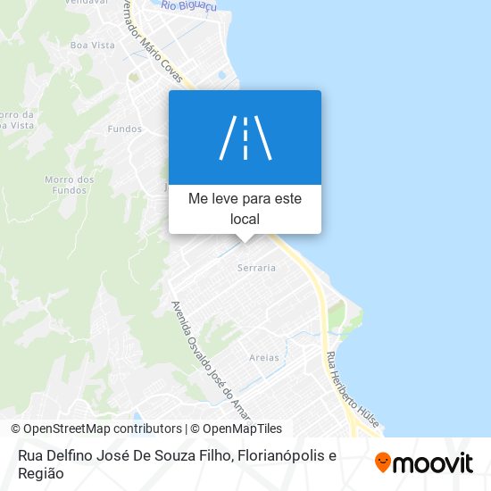 Rua Delfino José De Souza Filho mapa