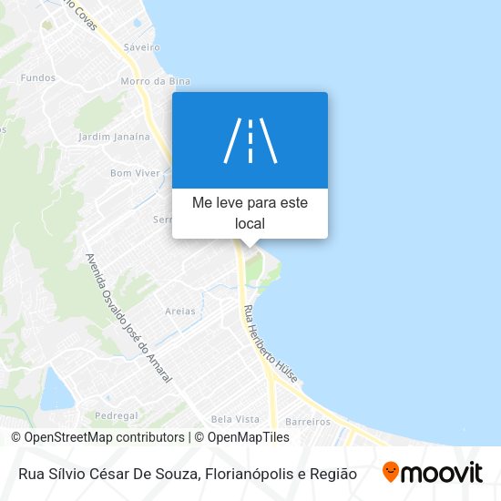 Rua Sílvio César De Souza mapa