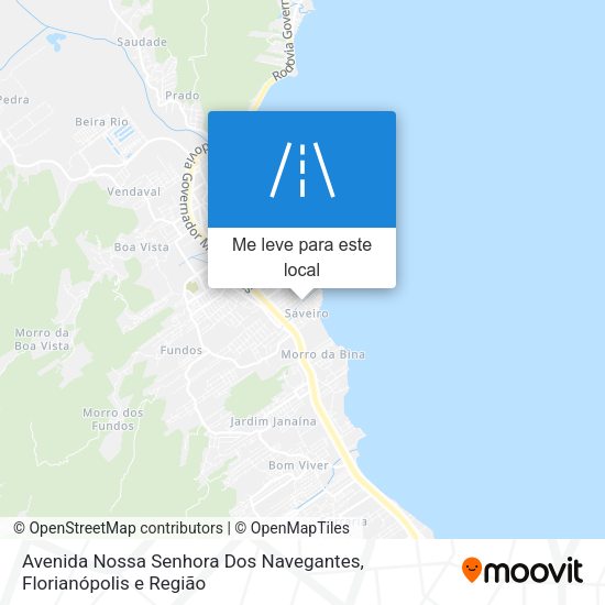 Avenida Nossa Senhora Dos Navegantes mapa