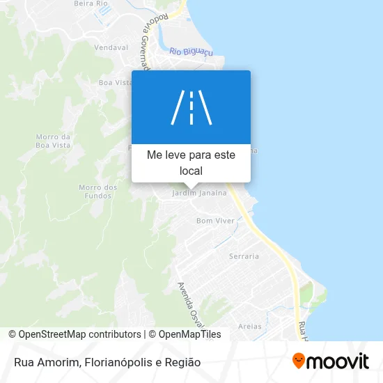 Rua Amorim mapa