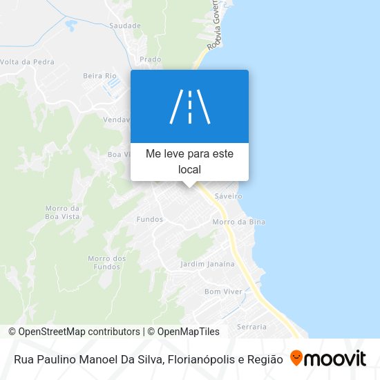 Rua Paulino Manoel Da Silva mapa