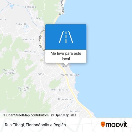 Rua Tibagi mapa
