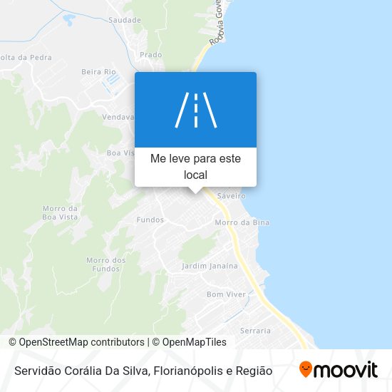 Servidão Corália Da Silva mapa