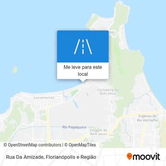 Rua Da Amizade mapa