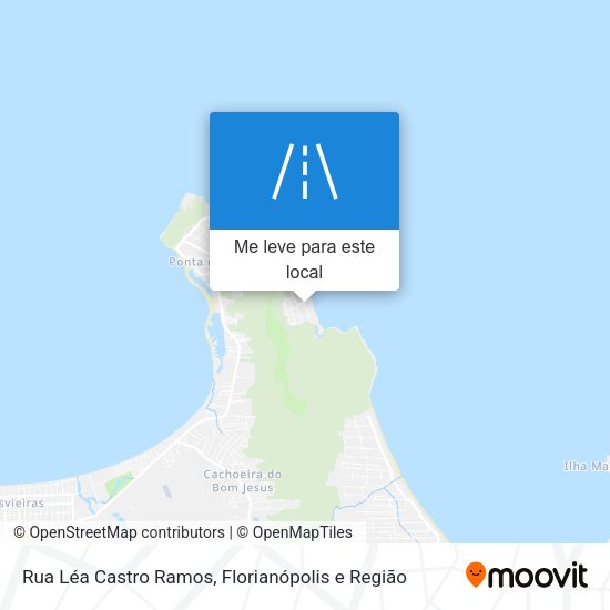Rua Léa Castro Ramos mapa