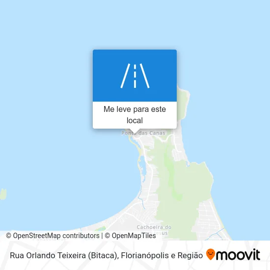 Rua Orlando Teixeira (Bitaca) mapa