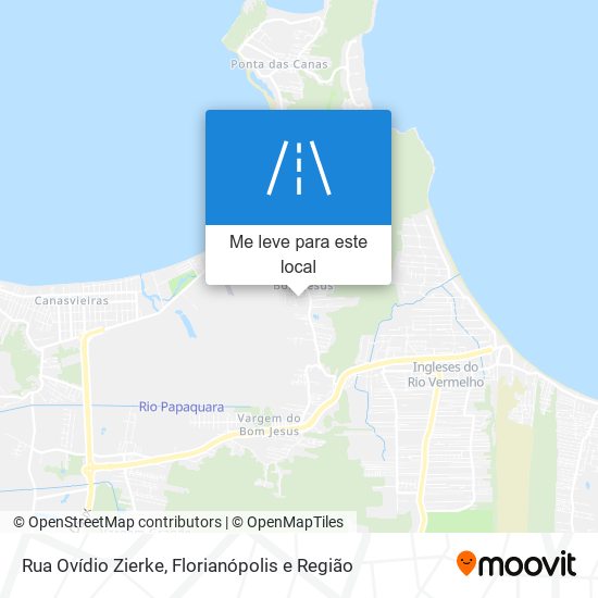 Rua Ovídio Zierke mapa