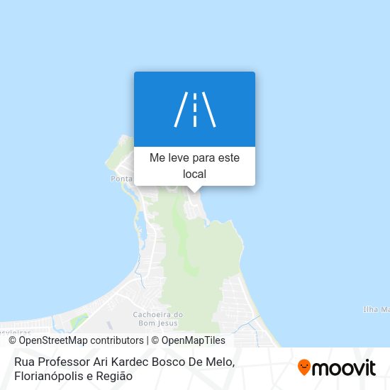 Rua Professor Ari Kardec Bosco De Melo mapa
