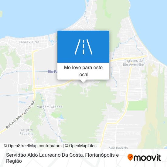 Servidão Aldo Laureano Da Costa mapa
