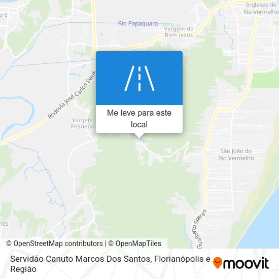 Servidão Canuto Marcos Dos Santos mapa
